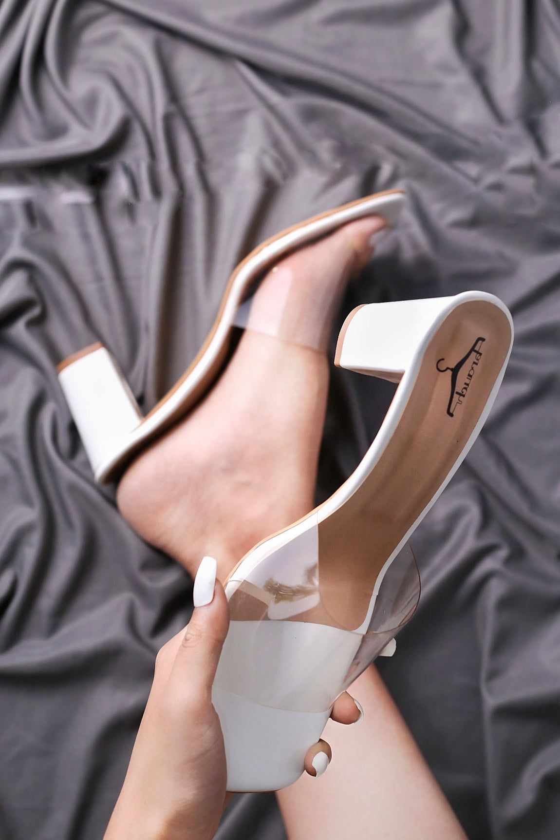 Transparent PVC Pointed Toe Sandals – LarosaStyle